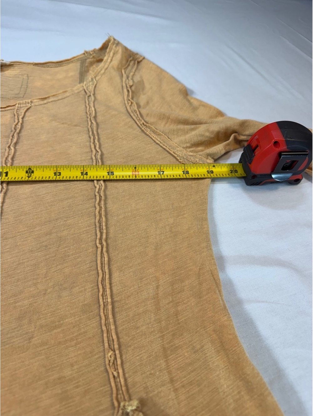 Oli & Hali Golden Small Long Sleeve Top with Asymmetric Hem - Picture 4 of 6